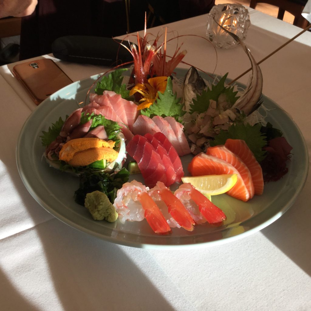 Fortunately, Taka Restaurant in San Diego serves wonderful sashimi